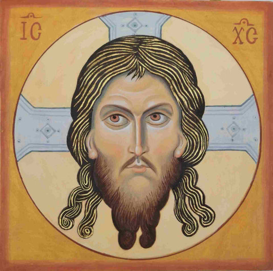The Mandylion Icon by Emma Rae Rhead